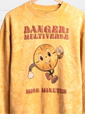 Miss Minutes 'Danger: Multiverse' Graphic Crewneck Sweatshirt